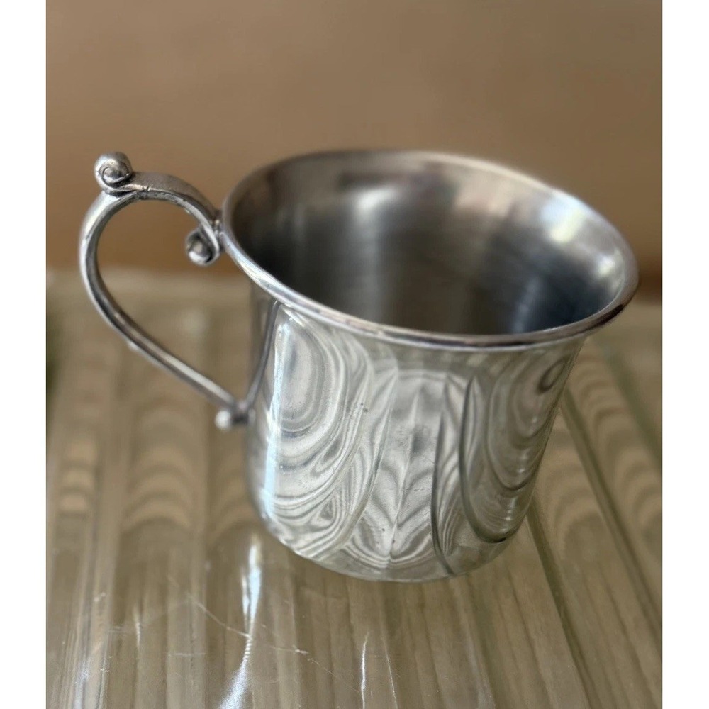 Kirk Stieff Vintage Pewter Childs Cup/Mug #250 : 2 1/2" H Excellent Condition